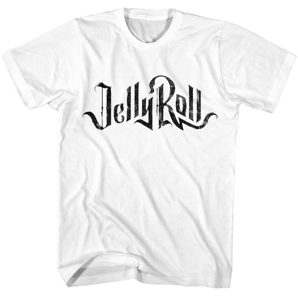 Jelly Roll Black White Logo Shirt Music Artist Graphic Fan Concert T-Shirt 24